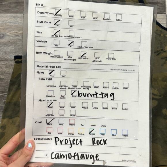 Under‎ Armour Project Rock Shirt  Brahma Bull Army Camo Womens L Loose Tank Top - Picture 10 of 10